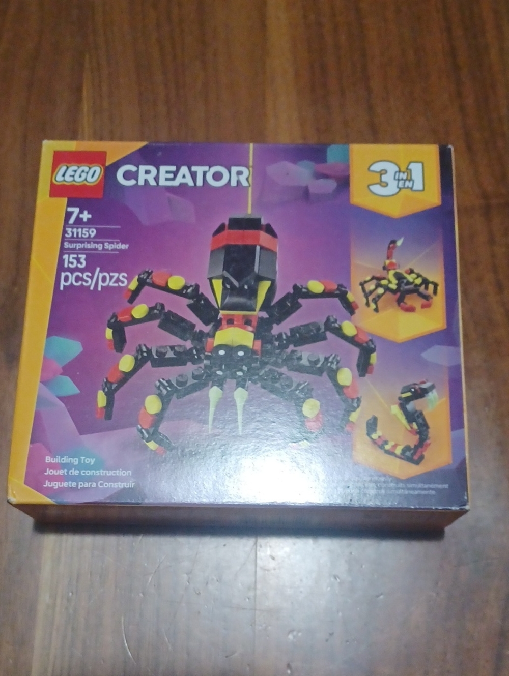 LEGO Creator Surprising Spider - Black, Yellow & Red